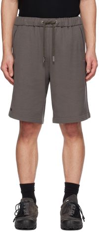 WOOYOUNGMI Gray Drawstring Shorts
