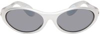 Coperni Gray Oval Sunglasses