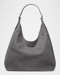 Nolita Large Nubuck Leather Hobo Bag