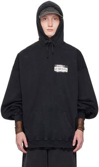 VETEMENTS Black 'My Name Is Vetements' Hoodie