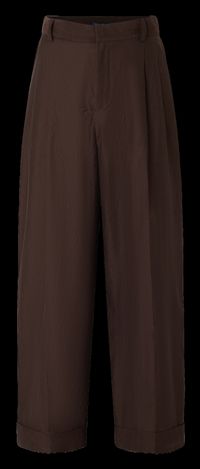 Soeur - Pantalon ample en coton froissé - Taille 42 - Marron