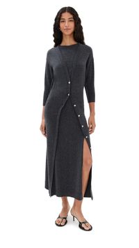 rabanne Robe Dress Dark Grey L
