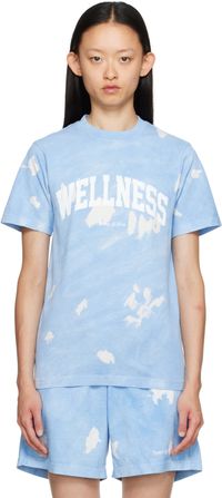 Sporty & Rich Blue 'Wellness' T-Shirt