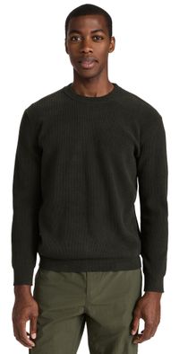 NN07 Danny Lightweight Sweater Dark Army M