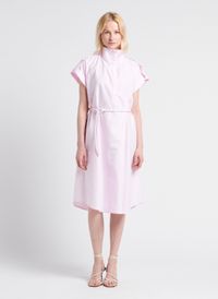 Valentine Gauthier - Robe midi asymétrique en coton bio - Taille 40 - Rose