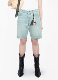 Zadig&voltaire - Bermuda en jean - Taille 42 - Bleu