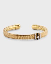 18K Yellow Gold Feelings Bracelet with Diamond Accents