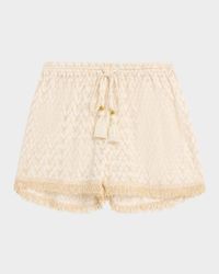 Mina Zig-Zag Knit Shorts