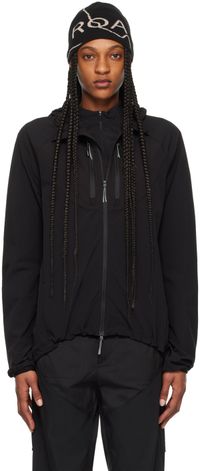 ROA Blouson noir à capuche