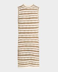 Templeton Sleeveless Stripe Knit Dress