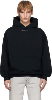 Ksubi Pull à capuche surdimensionné noir à logo Sott