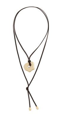 Eliou Eliza Wrap Necklace Gold Plated One Size
