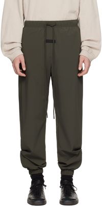 Fear of God ESSENTIALS Pantalon de survêtement gris à cordon coulissant