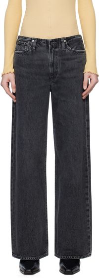 AGOLDE Jean Lex noir