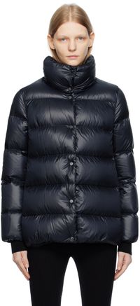 Moncler Blouson Cochevis noir rembourré en duvet