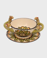 Cheetah Soup Bowl