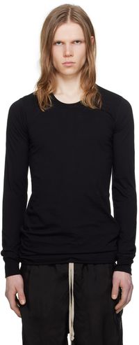 Rick Owens T-shirt à manches longues noir