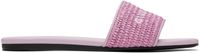Givenchy Purple 4G Flat Mules