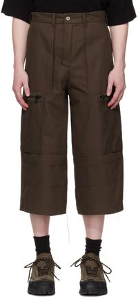 BRYAN JIMENÈZ Pantalon cargo d'uniforme brun