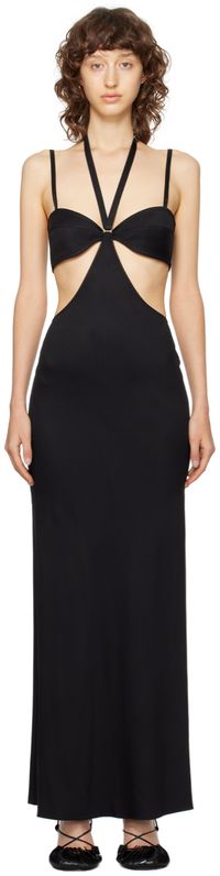 Anna October Black Adele Maxi Dress