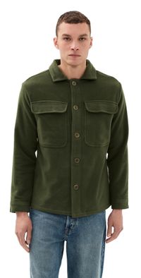 Far Afield Normsk Lined Jacket Green Melton XXL