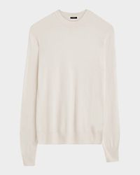 Crewneck Cashmere-Blend Sweater