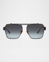 Premier Titanium Aviator Sunglasses