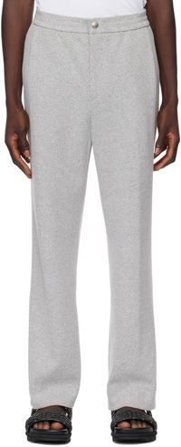 Solid Homme Gray Banding Sweatpants