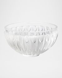 Plumes Clear Decor Bowl