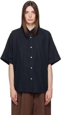 Studio Nicholson Navy Sira Shirt