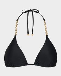 Terry Triangle Bikini Top