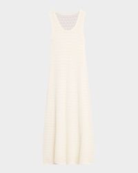 Lace Knit Midi Tank Dress