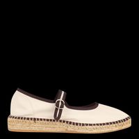 Naguisa - Espadrilles plates en lin - Taille 41 - Multicolore