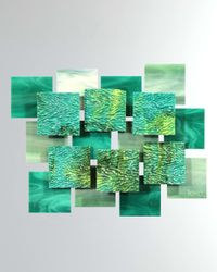 Coral Glass Wall Sculpture