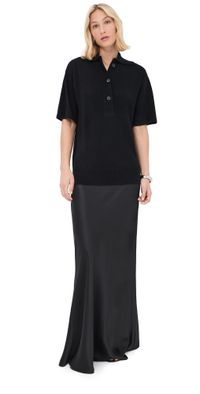Christopher Esber Monument Polo Tee Dress Black XXS