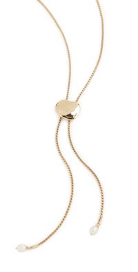 Ettika Liquid Luxe Bolo Necklace Gold One Size