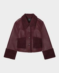 Dria Faux Leather Jacket