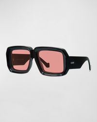 Oversized Square Monochromatic Sunglasses