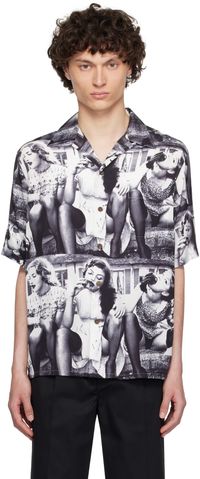 WACKO MARIA Black & White Ellen Von Unwerth Shirt