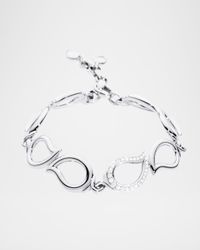 Signature 18K White Gold Diamond Bracelet