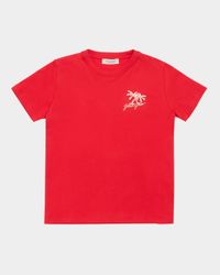 Boy's Journey Embroidered Logo-Print T-Shirt, Size 4-12
