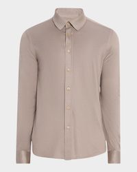 Men's Silk Pique Sport Shirt