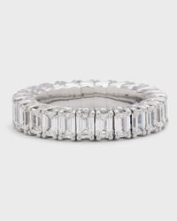 18K White Gold Xpandable Diamond Ring, Size 5.75 - 8.25