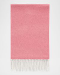 Men's Silk and Cashmere Double-Face Scarf