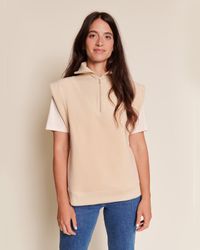 Emoi Emoi - La polaire sans manche vadim en polaire recyclée - Taille XL - Beige