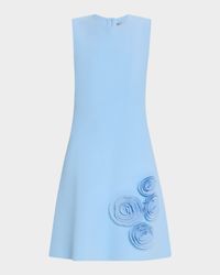 Penelope Rose Applique Knit Sleeveless Dress