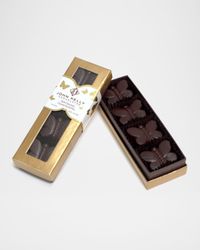 4-Piece Dark Chocolate Butterflies with Caramel Roasted Almonds and Sea Salt