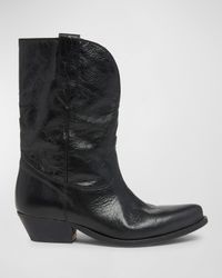 Wish Star Leather Cowboy Boots