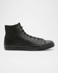 Men's Vulc Studded Leather Mid-Top Sneakers