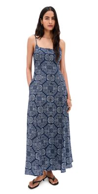 La Ligne Albertine Dress Navy Bandana XXS
